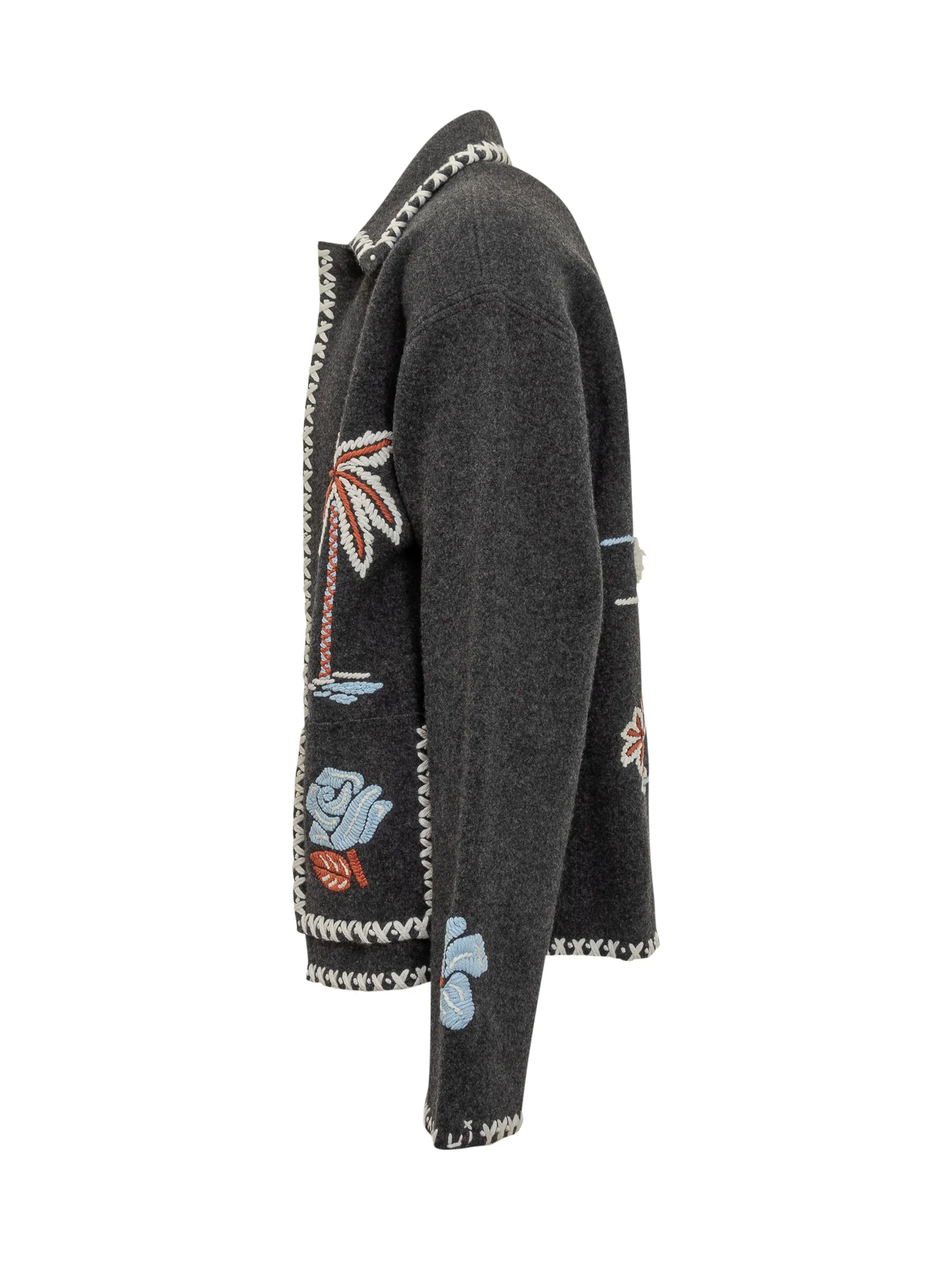 Alanui Giacca Ricamata con Motivo Palme - Image 3