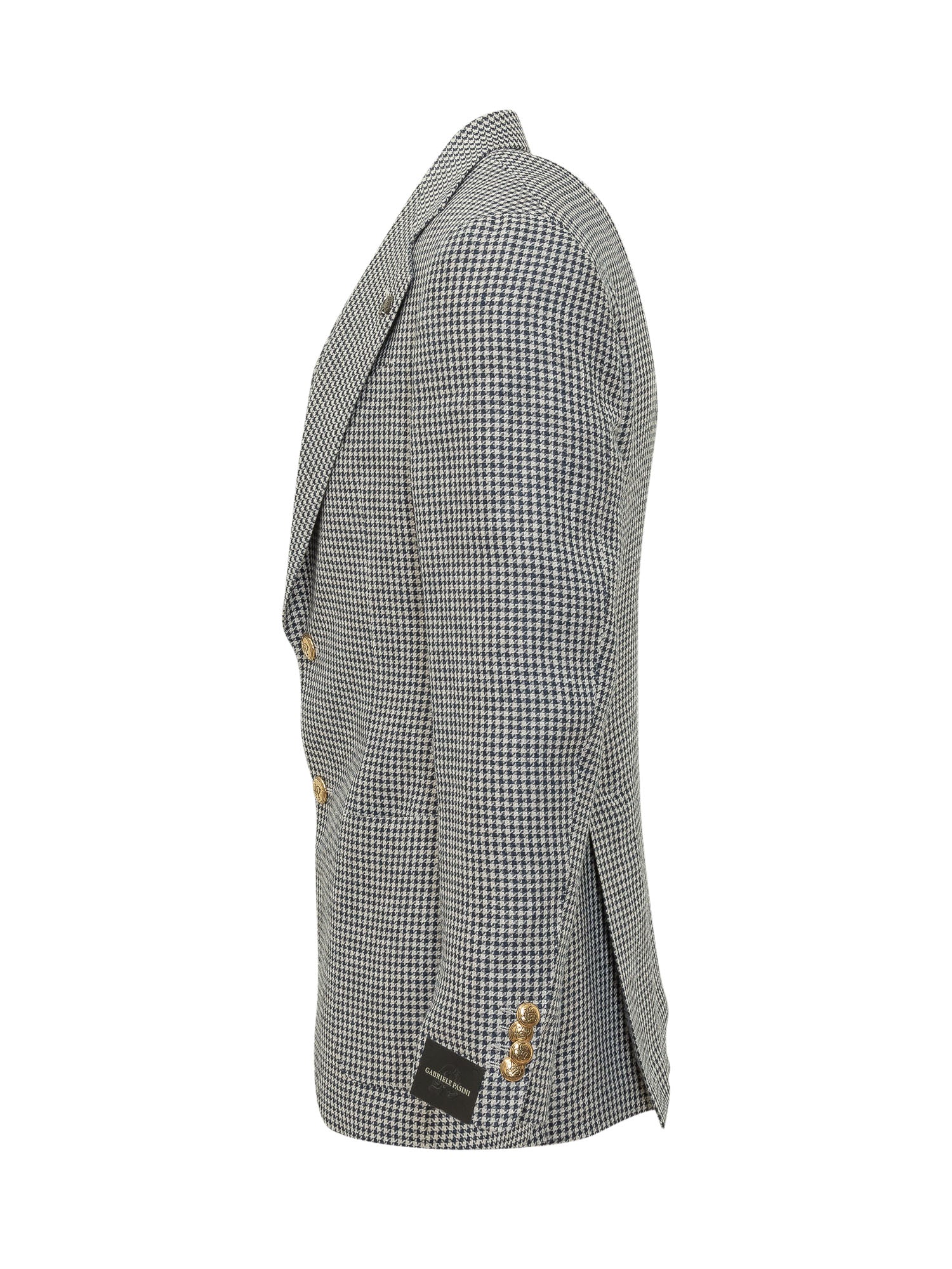 Giacca Doppiopetto a Righe Gessate - Image 3